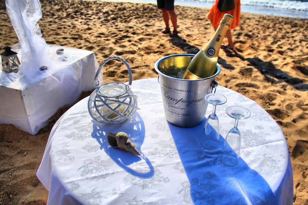 Alkionis Beach Stavromenos Bagian luar foto