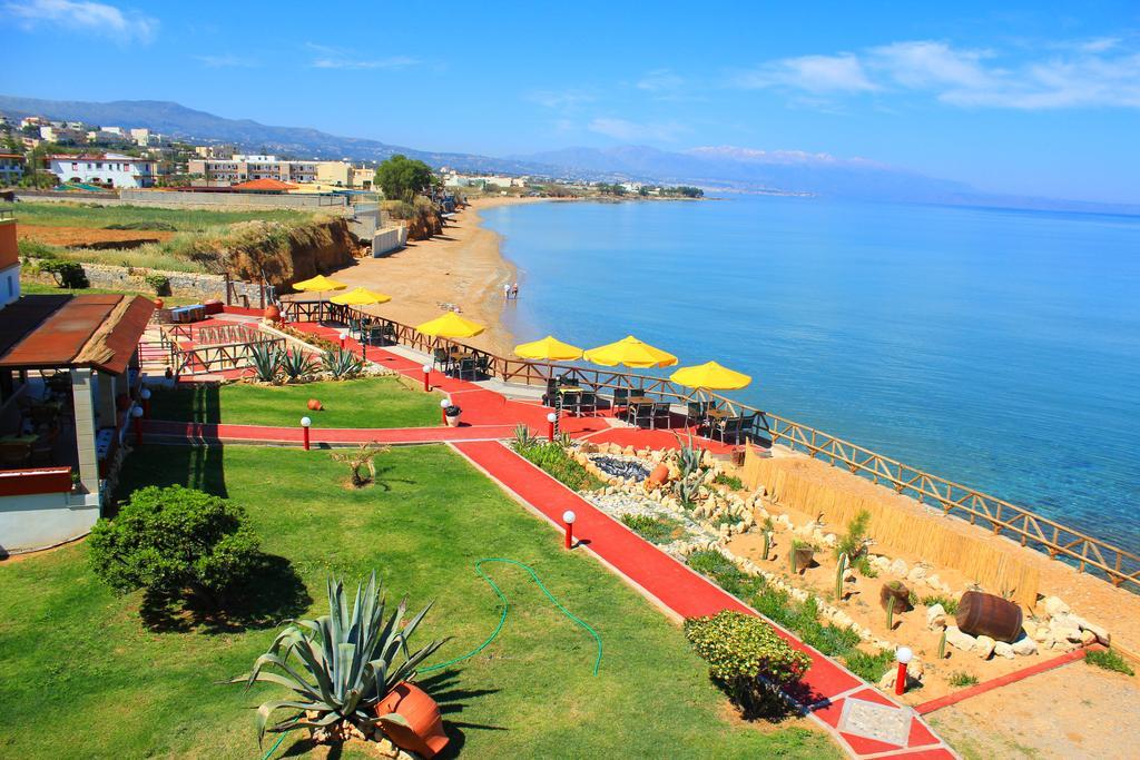 Alkionis Beach Stavromenos Bagian luar foto