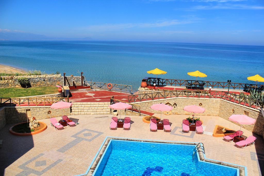 Alkionis Beach Stavromenos Bagian luar foto