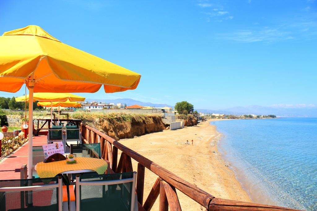 Alkionis Beach Stavromenos Bagian luar foto