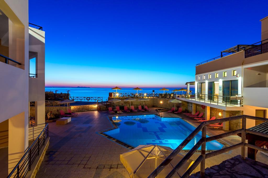 Alkionis Beach Stavromenos Bagian luar foto