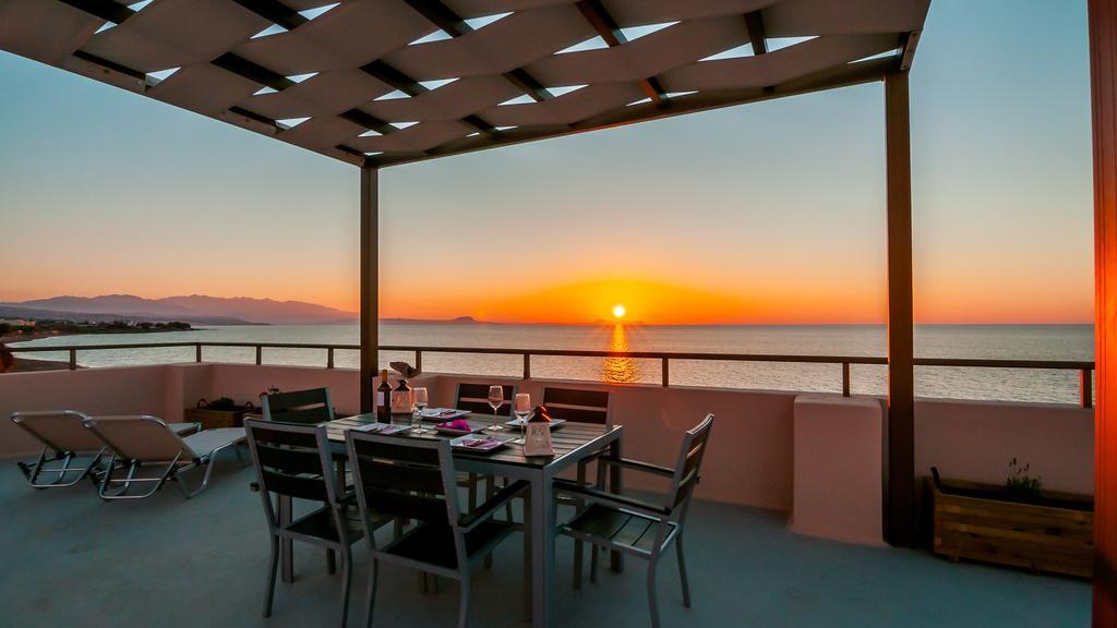 Alkionis Beach Stavromenos Bagian luar foto