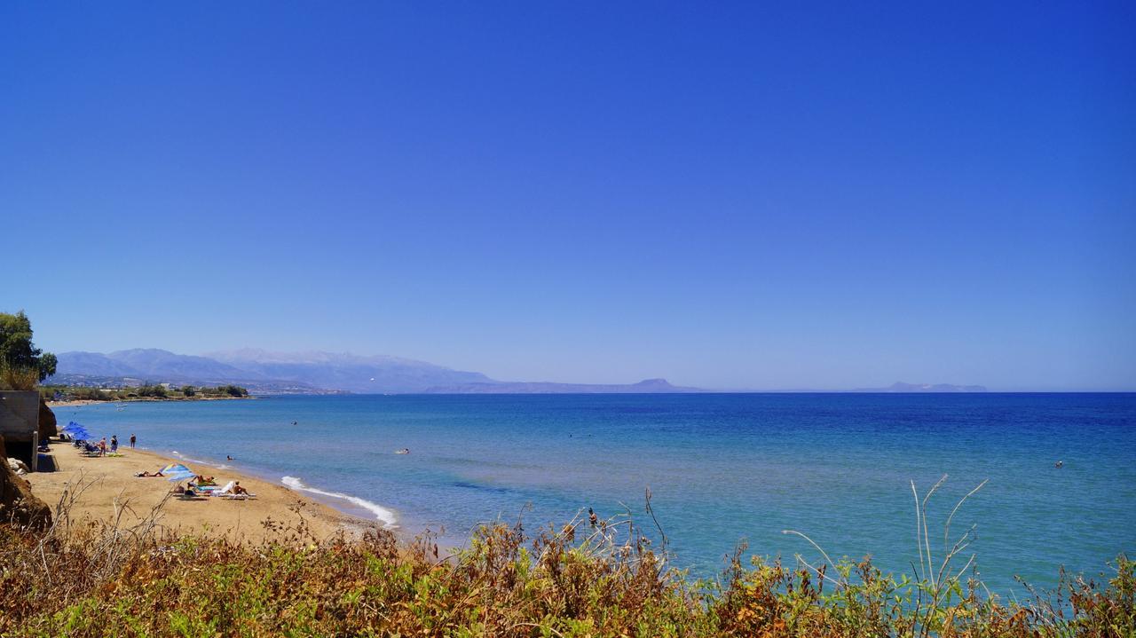 Alkionis Beach Stavromenos Bagian luar foto